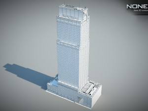 AXA Equitable Center Building 3D Модель