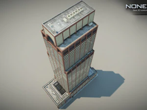 AXAエクイタブルセンタービル 3Dモデル