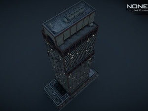 AXA Equitable Center Building 3D Модель