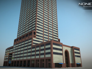 AXA Equitable Center Building 3D Модель
