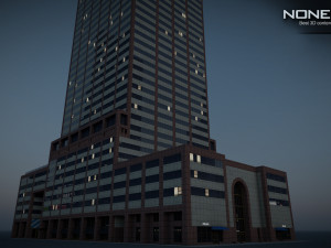 AXA Equitable Center Building 3D Модель