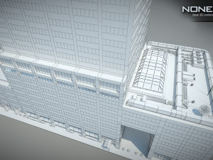 AXA Equitable Center Building 3D Модель