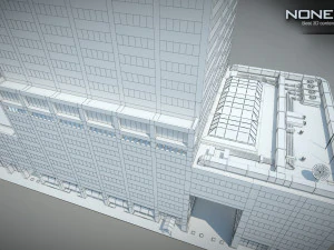 AXAエクイタブルセンタービル 3Dモデル