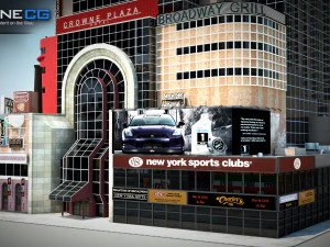 Crowne Plaza Building 3D Model