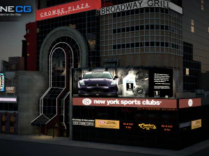 Crowne Plaza Building 3D Model