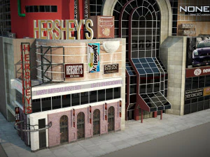 Crowne Plaza Building 3D Model