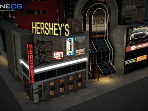 Crowne Plaza Building 3D Model