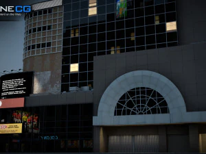 Crowne Plaza Building 3D Model