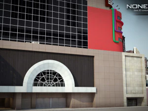 Crowne Plaza Building 3D Model