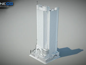 Crowne Plaza Building 3D Model