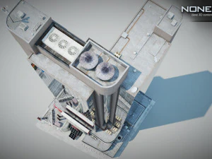 Crowne Plaza Building 3D Model