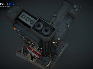 Crowne Plaza Building 3D Model