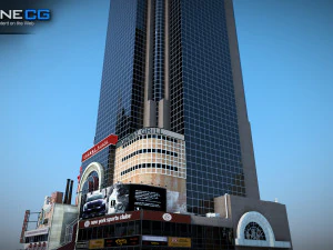Crowne Plaza Building 3D Model