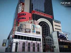 Crowne Plaza Building 3D Model