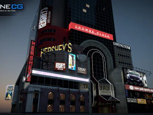 Crowne Plaza Building 3D Model