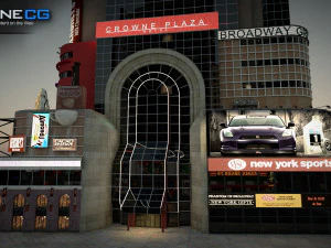 Crowne Plaza Building 3D Model