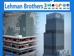 Lehman Brothers Building 3Dモデル