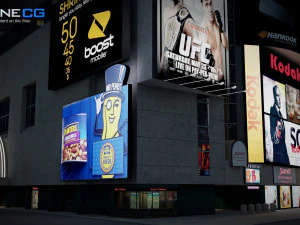 Marriott Marquis Building 3D Model