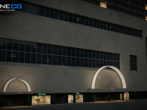 Marriott Marquis Building 3D Model