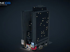 Marriott Marquis Building 3D Model