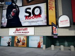 Marriott Marquis Building 3D Model