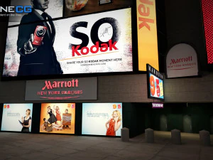 Marriott Marquis Building 3D Model