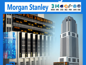 Morgan Stanley Building 3Dモデル