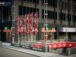 Paramount Plaza Building 3D Model