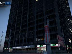 Paramount Plaza Building 3D Model