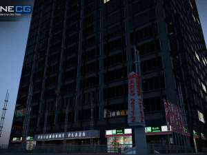 Paramount Plaza Building 3D Model