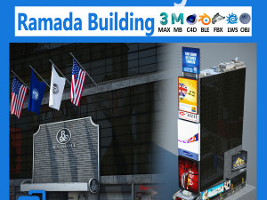 Ramada Renaissance Building 3Dモデル
