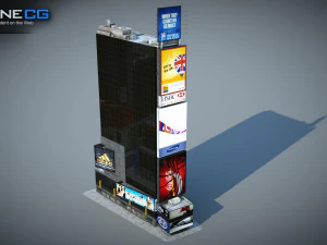 Ramada Renaissance Building 3D Model