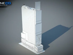 Ramada Renaissance Building 3D Model