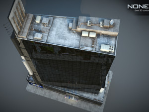 Ramada Renaissance Building Model 3D