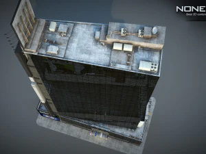 Ramada Renaissance Building 3D Model