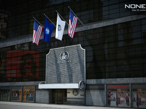 Ramada Renaissance Building 3D Model