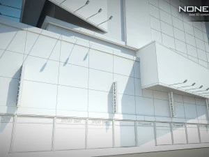 Ramada Renaissance Building 3D Model