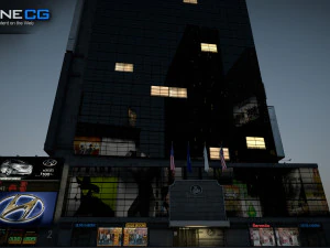 Ramada Renaissance Building 3D Model