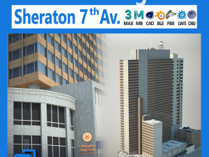 Sheraton 7th Avenue Building 3Dモデル