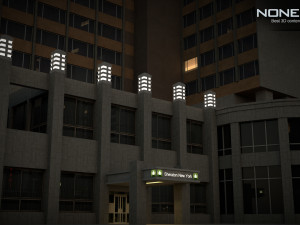 Sheraton 7th Avenue Building Model 3D