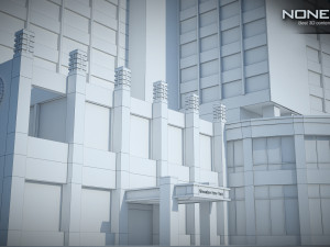 Sheraton 7th Avenue Building Model 3D