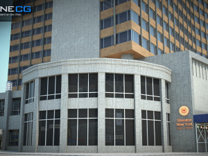 Sheraton 7th Avenue Building Model 3D