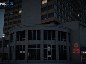 Sheraton 7th Avenue Building Model 3D