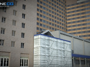 Sheraton 7th Avenue Building Model 3D
