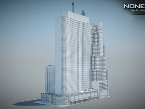 Sheraton 7th Avenue Building Model 3D