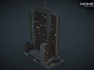 Sheraton 7th Avenue Building Model 3D