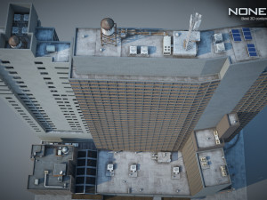 Sheraton 7th Avenue Building Model 3D