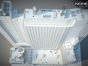 Sheraton 7th Avenue Building Model 3D