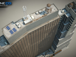 Sheraton 7th Avenue Building Model 3D