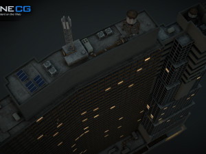 Sheraton 7th Avenue Building Model 3D